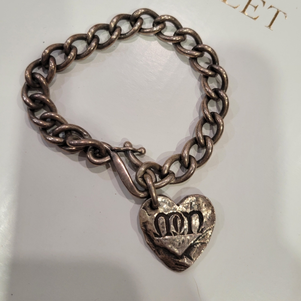 Mignon Faget Silver Heart Bracelet